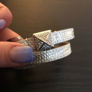 Michael Kors silver wrap bracelet
